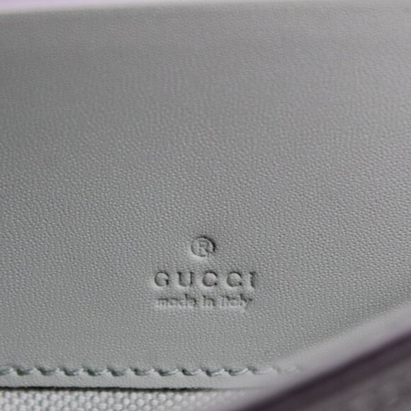 NWT GUCCI GG Ophidia Summer Denim Harness Travel Shoulder Bag Salvy Green 757309 - Picture 8 of 12